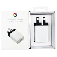 Google 30W PD Fast Charger for Pixel 8 7 6 Pro 8A 7A 6A 5A 4XL 4A UK Power Wall Charge Adapter 100cm