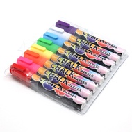 Neon Glass Markers Pen For Cars Auto White Board Chalkboard Black Board Tire Mirrors 8 Colors Window