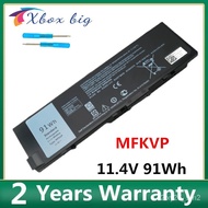 MFKVP Laptop Baery For Dell Precision 1G9VM GR5D3 0FNY7 M28DH 7510 7520 7710 7720 M7710 M7510 T05W1  11.4V 91Wh