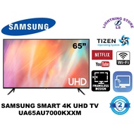 SAMSUNG 65" INCH 4K UHD SMART TV UA65AU7000KXXM (YOUTUBE NETFLIX) (FOC 1M HDMI CABLE &amp; BRACKET TV)