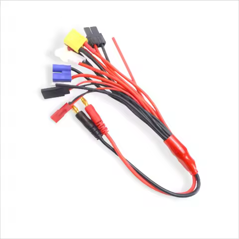 High Quality 8 in 1 Charging Adapter 4.0MM Banana Connector to EC3 XT60 TRX JST Futaba T Connect For