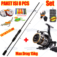 pancing 1 set lengkap kuat/joran pancing 1 set murah/Set Alat Pancing Murah Pancing 1 Set / Set Jora