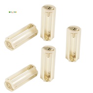 Flashlight Cylindrical 3 x AAA Battery Plastic Holder Box 5Pcs