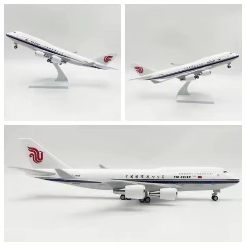 1/250 Scale Aircraft 30CM Diecast Resin B747 Air China Airlines Airplane Model Children Toys 747 For