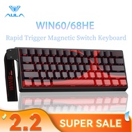 AULA WIN60/68HE Magnetic Keyboard RT Gaming Wired RGB Hot-swap 8kHz low latency Mechanical Keyboard