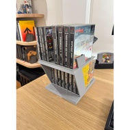 Game Cassette Storage Box ps1ps2ps3ps4ps5psx Game Cassette Display Stand Game CD Disc