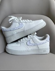 Nike Air Force 1 '07 ESS “White Paisley” 经典低帮板鞋 女款 白灰