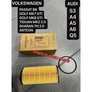 ( 100% ORIGINAL ) PASSAT B8 GOLF MK7 MK8 GTI TIGUAN MK2 ARTEON AUDI S3 A4 A5 A6 Q5 OIL FILTER 06L 11