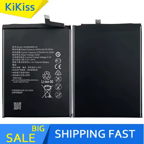 3750Mah HB386589ECW Battery For Huawei Honor 8X View 10 V10 Play BKL-L09 BKL-AL20 BKL-AL00 COR-L29 B