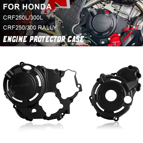 CRF 250L 300L 250 300 Motorcycle Engine Protector Case ABS Plastic For HONDA CRF250L CRF300L CRF250 