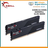 Gskill Flare X5 AMD EXPO 32GB (2x16GB) 6000Mhz CL36 DDR5 Gaming RAM Memory (F5-6000J3636F16GX2-FX5)