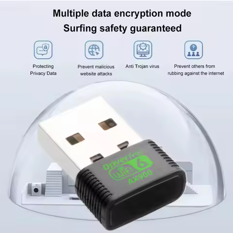 AX900 USB WiFi 6 Adapter Dongle For Desktop Laptop Windows 10/11