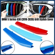 BMW 5 Series G30 (2018-2020) Grilled Grill Stylish Cover Clip BMW 5 Series Accessories