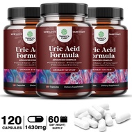Uric Acid Formula - Uric Acid Cleanse Reduces Acidity - Pure Green Coffee Bean - Pearl Grass - Vitam