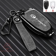 Metal Key Cover Case Remote Key Fob Cover Keychain For Gac Trumpchi 2021 Empow J11 J12 J13 J14 J15 J