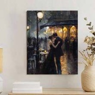 Paris Couples Theme DIY Digital Painting: Ignite Creative Life, Depict A Colorful World. DIY Digital
