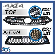 Perodua Axia AV Spec & SE Spec Only 2017-2021 Front Grill Glossy Black (Mini Cooper Style) RS/GR Gri