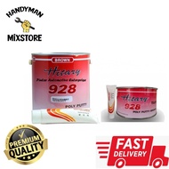 Nissan / Hitary 928 Poly Putty (Brown /Grey) (Simen Kereta) 1kg