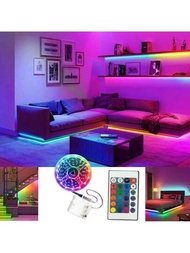 1 rollo de tira de luz de temperatura multicolor USB 5v 3535rgb, 1 m/3,28 pies, 3 m/9,84 pies, 5 m/16,4 pies, 10 m/32,8 pies o 15 m/49,21 pies, con tira LED de temperatura multicolor, adecuada para dormitorio, cocina, sala de estar , Cuarto de baño, fiesta y guardarropa.