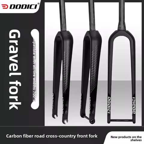 Grave carbon fiber road gravel front fork 700C*55C mountain bike 27.5-inch hard fork DODICI