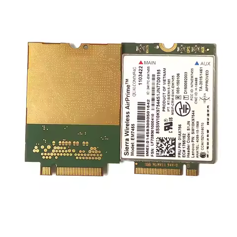 Sierra EM7455 FRU 01AX756 LTE CAT6 Gobi6000 5th gen for Thinkpad X1 carbonT470 T470S T470P T570 L570
