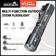 WARSUN Y65S Lampu Suluh Zum WARSUN Y65S Boleh Cas, Jarak Jauh, Sesuai untuk Luar