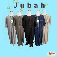 Jubah Lelaki Lengan Pendek / Jubah Ikaf  cotton premium - Lengan pendek