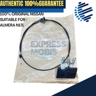 100% ORIGINAL NISSAN FRONT BONNET CABLE & HANDLE 65621-3BL0A ALMERA N17L