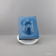 Model Room Resin Shape Simple Facebook Character Study Room Sculpture Soft Decorations Decorations H