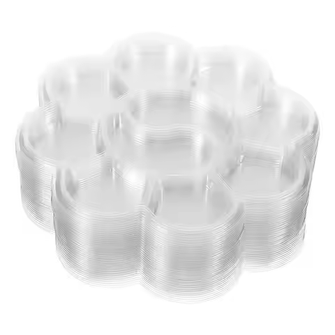 50Pcs Painting Water Color Watercolor Mixers Disposable Color Mixing Plate Color Pallet Watercolor M