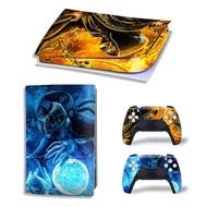 New style MK11 GAME PS5 Disk Digital Skin Sticker Decal Cover for PlayStation 5 Console and Controllers PS5 Skin Sticker Vinyl 4094 new design