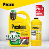 Prestone 50/50 Cor-Guard Asian Green Coolant + Radiator Water Cleaner