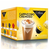 Cellini - CAPPUCCINO 意大利泡沫咖啡膠囊10粒 [適用於 Dolce Gusto]