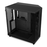 H6 Flow | CC-H61FB-01 | Compact Dual-Chamber Mid-Tower Airflow Case | Panoramic Glass Panels | High-