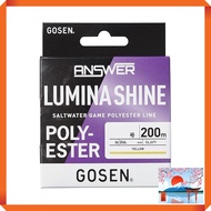 GOSEN Answer Lumina Shine 200m 0.4号 Yellow