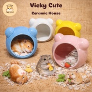 Vicky Cute Ceramic House Hamster & Dormice Ceramic House