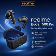 Realme Buds T500 Pro TWS Earbuds with 12.4mm Drivers, Upto 50dB ANC,3D Spatial Audio, 56H Playtime, 