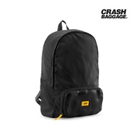 CRASH BAGGAGE กระเป๋าเป้สะพายหลัง รุ่น CRASH NOT CRASH - CB320 BACKPACK สีดำ