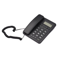 Desktop Corded Landline Phone Fixed Telephone Big Button for Elderly Seniors Phone with LCD Display