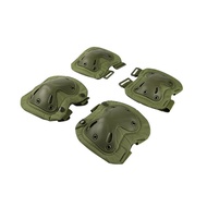 4PCSset Tactical Elbow Knee Pads Set Military Army Wargame Battle Elbow Pads Equipment Outdoor Kneepads