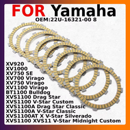 แผ่นคลัทช์ คลัทช์ For Yamaha WR250Z YZ250 WR450F YZ450F YZ450F YZ450FX YFZ450 YFZ450R XV700 Virago X