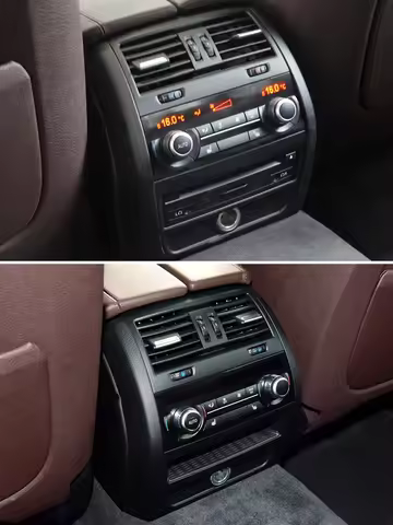 For BMW F10 F11 Car Rear Ac Conditioner Vent Grille Cover Outer Frame Replacement For BMW 5 Series 5