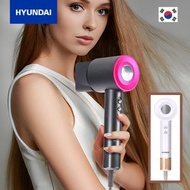 現代 - 韓國Hyundai 負離子高速風筒 HC-157 [白+金色] 2億負離子 1600W 冷-暖-熱-循環 4模式 兩檔 吹風機
