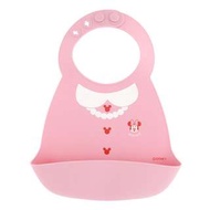 日本 Disney Store 直送 Minnie 米妮 BB 軟膠飯兜 ／ 圍兜 ／ 口水肩