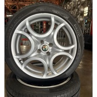 Used 17 Inch Alfa Romeo Mito (145/146) Rim with 215/45R17 Tyre