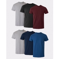 Hanes Men's Value Pack Assorted Pocket T-Shirt Undershirts, 6 Pack