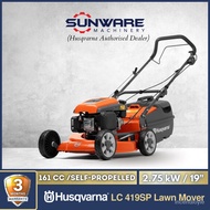 Ywyy [FREE SHIPPING] HUSQVARNA LC19SP / LC419SP Petrol Lawn Mower Self-Propelled (Mesin Rumput Tolak Husqvarna SelfPrope