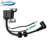 Ignition Coil 6BX-85571 6BX-85571-00 For Yamaha Outboard F4L F4B F4S F5A F6L F6S F6C F6 4 Stroke Mar