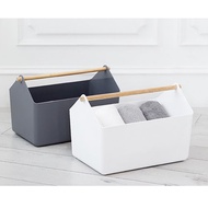 LITEM 里特 高質感原木手把 整理收納盒