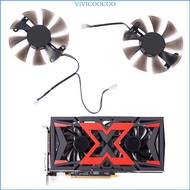 VIVI 2x 85mm PLD10015B12H 0 55A RX580 RX590 for POWERCOLOR DATALAND Radeon RX 580 590 Graphics Card 